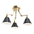 Antique Brass LED Ceiling Light: Pro Track Arnold 3D model small image 1