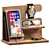 TESLYAR Wooden Phone Dock Station 3D model small image 1