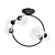 Modern IONA Octo Ceiling Light 3D model small image 1
