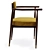 Gardner Walnut Dining Chair 3D model small image 3