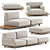 Palco Sofa Module Set 1: Versatile & Stylish 3D model small image 1