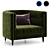 Elvie Armchair by ArianeSké 3D model small image 1