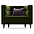 Elvie Armchair by ArianeSké 3D model small image 2