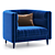 Elvie Armchair by ArianeSké 3D model small image 3