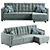 Modern Brabus 09 Furman Corner Sofa 3D model small image 1
