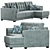 Modern Brabus 09 Furman Corner Sofa 3D model small image 3