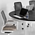 Modern Conference Table 22 3D model small image 2