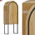 Modern Offset Bar Cabinet: Milla & Milli 3D model small image 1