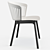 Sleek Vinson Dining Chair 3D model small image 3