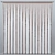 Elegant Silk Curtain 3D model small image 1