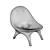 Elegant Suave Chair: Comfort Redefined 3D model small image 5