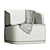 Modern Lounge Chair 3D model small image 5