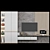 Sleek TV Wall Mount - 21 3D model small image 1