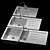 Lavello Double Bowl & Single Kitchen Sink 3D model small image 5