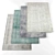 Vintage Rug Collection: High-Resolution Textures 3D model small image 3