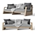 RH TROPEA 72: Luxurious Sofa for Ultimate Comfort 3D model small image 1
