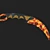 Blazing Ember Kerambit 3D model small image 2