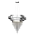 Iconic Guggenheim Chandelier: Architectural Elegance 3D model small image 2