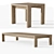 Elegant Rh Tropea Coffee Table 3D model small image 1