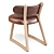 Pierre Augustin Rose: Polus 001 Oak Dining Chair 3D model small image 3