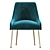 Luxurious Velvet Elowen Chair 3D model small image 3