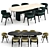 Modern Baxter Dinning Set 3D model small image 1