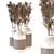 Lush Greenery: Ceramic Pot Plants 3D model small image 2