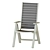 Outdoor Dining Set: IKEA SJÄLLAND Table & Chairs 3D model small image 3