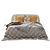 Modern Minimalist Bed and Side Table - IKEA Vadheim Burvik 3D model small image 2