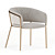 Vilhena II Chair: Stylish, Comfortable, and Chic 3D model small image 1