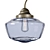 Rustic Charm: Stowe Smoked Glass Pendant 3D model small image 2