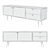 Scandinavian Chest of Drawers "Berber" | 2 Drawers, 2 Doors (579145) 3D model small image 6