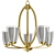 Sophisticated Stiffel Avira Chandelier 3D model small image 4