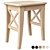 Ingolf Stool - Classic White Seating 3D model small image 2