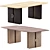 Elegant Onda Designer Table 3D model small image 1