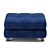 Title: Velvet Pouf - Elegant and Versatile Seating 3D model small image 3