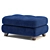 Title: Velvet Pouf - Elegant and Versatile Seating 3D model small image 4