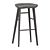 Sleek Kami Walnut Counter Stool 3D model small image 2