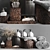 Luxury Turkish Cotton Towel Set 3D model small image 2