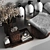 Luxury Turkish Cotton Towel Set 3D model small image 3