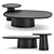 Modern Stone Coffee Tables 3D model small image 1