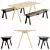 Ariake Sagyo Table & Bench 3D model small image 1