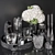 Chrome Decor Set - 36 Pieces 3D model small image 2
