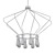 Vintage Hangar Chandelier 3D model small image 2