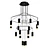 Modern VIBIA Pendant Light 3D model small image 1