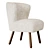 ZARA HOME Terry Armchair 3D model small image 2