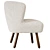 ZARA HOME Terry Armchair 3D model small image 3