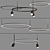 AROS Pendant Lamp Collection: Modern LED Lighting 3D model small image 2