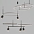 AROS Pendant Lamp Collection: Modern LED Lighting 3D model small image 3