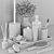 Modern Bathroom Set: Stylish and Functional 3D model small image 4